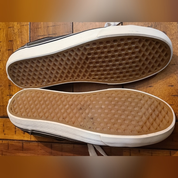 Vans Off the Wall Mens Sneakers Color Green/Black Palm Cork Insole Size 10.5 - Picture 5 of 7